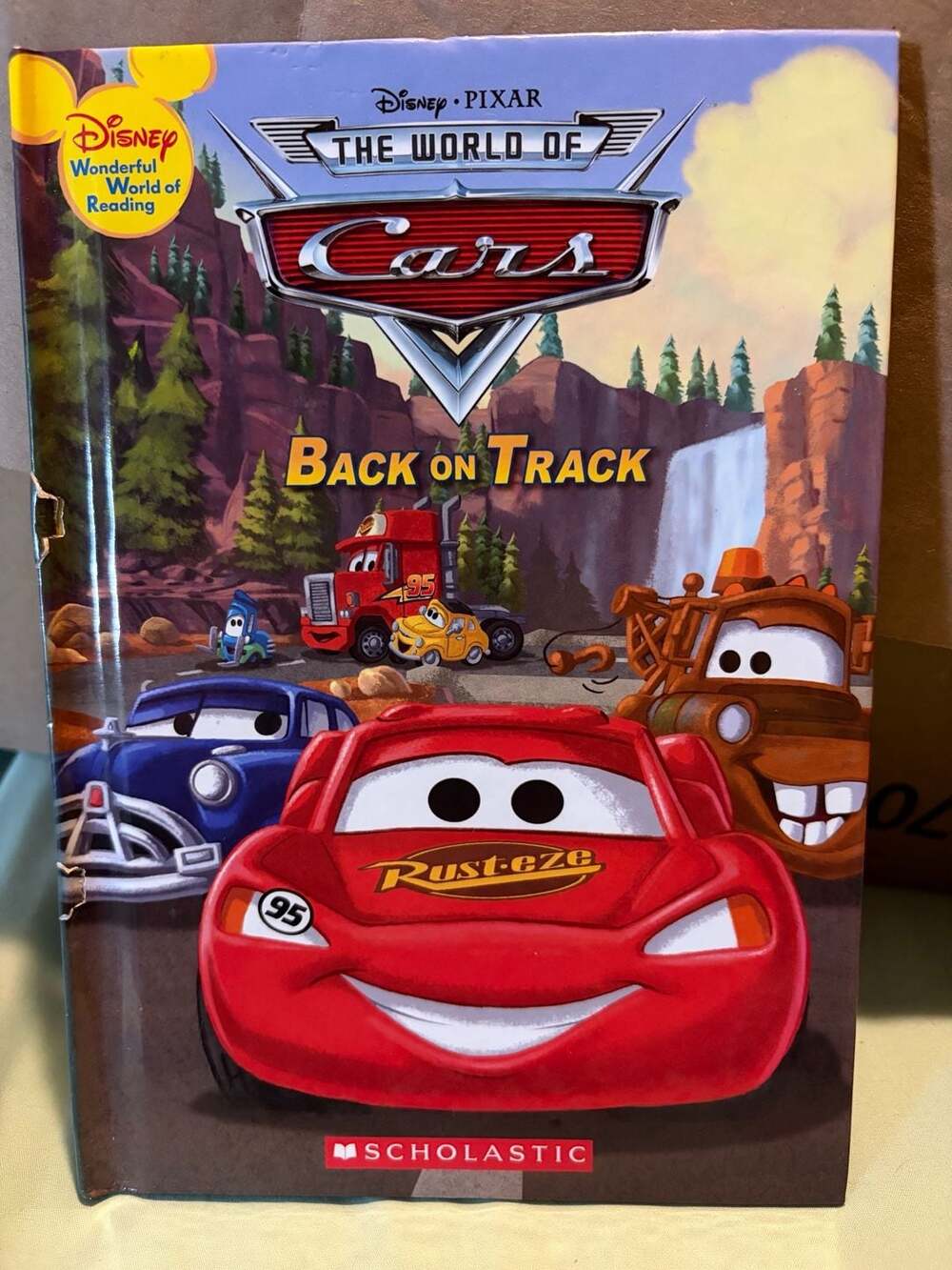 Disney Pixar The World of Cars: Back on Track (Scholastic Hardcover)